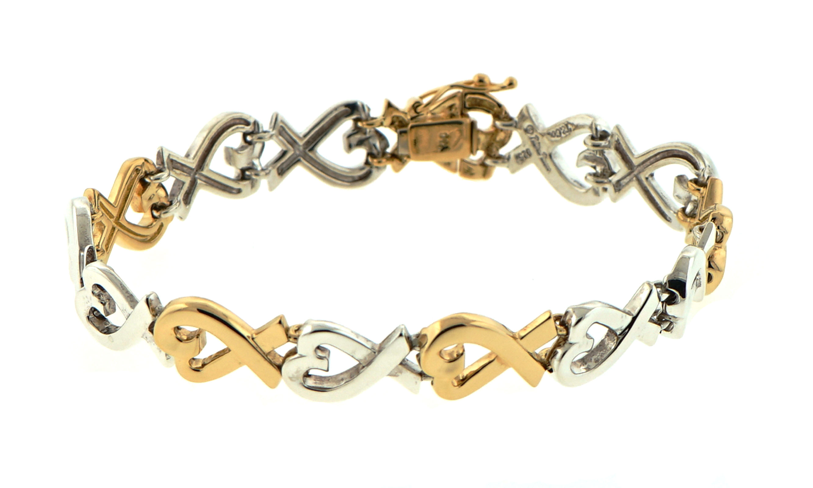 Tiffany & Co. Paloma Picasso Bracelet 18k Yellow Gold and Silver RETIRED