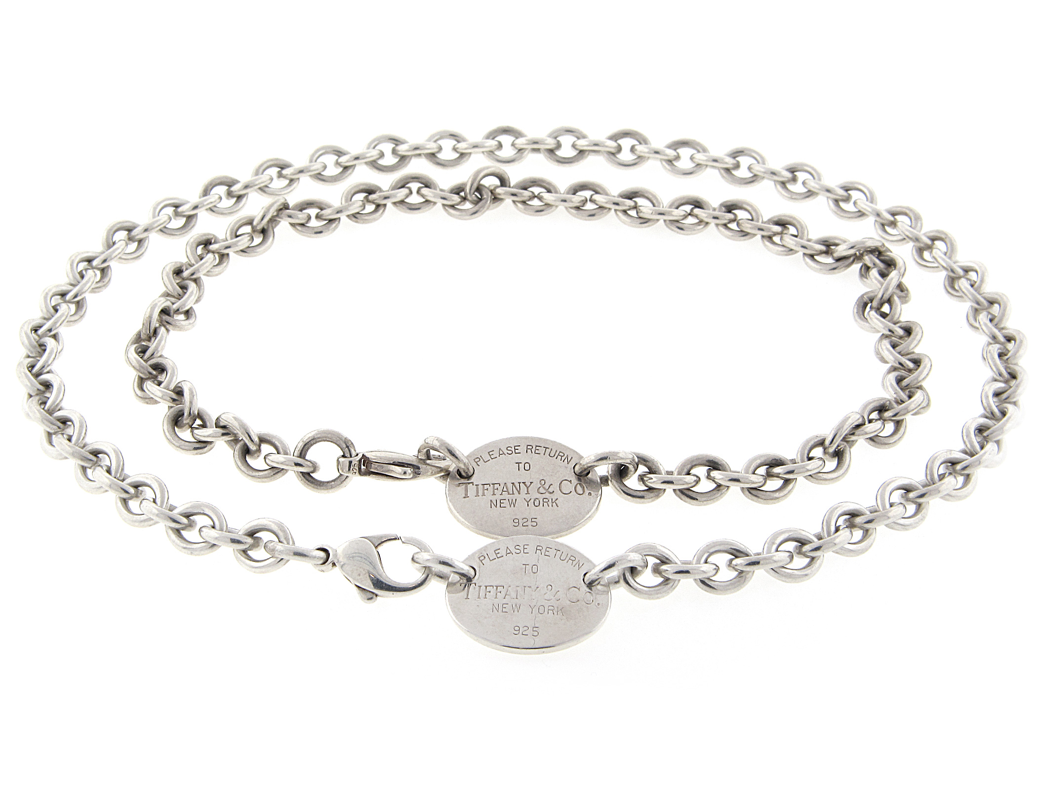 Tiffany & Co.Return to Tiffany Necklace Set Sterling Silver eBay