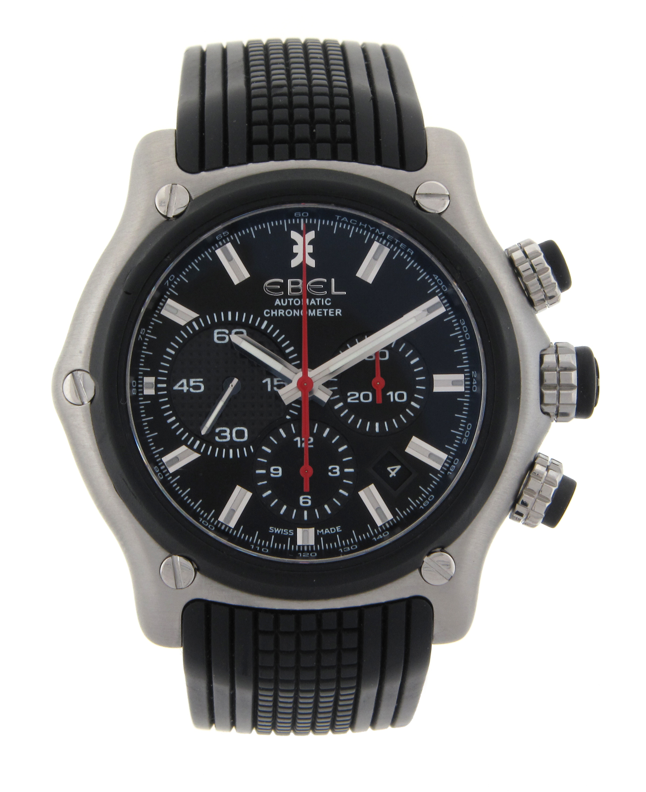 Ebel 1911 Btr Chronograph Men's Watch 1215811 Automatic eBay